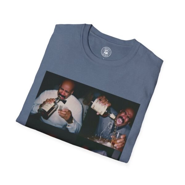 Steve Harvey Crying Mental Breakdown Funny Graphic T-Shirt, Quirky, Unique, and Unforgettable Tee, Perfect Meme Gift, Unisex Hilarious Shirt